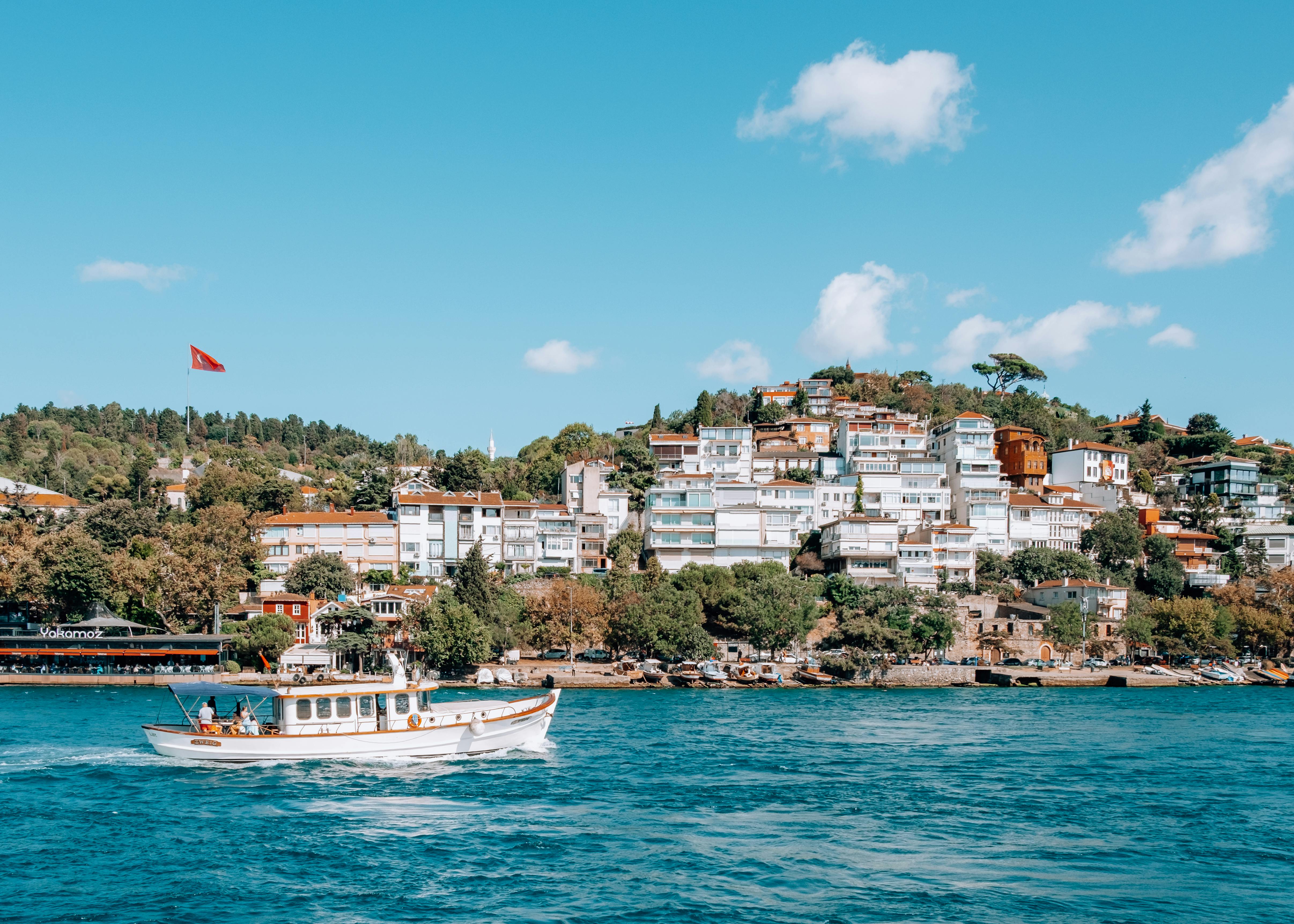 Istanbul waterfront and homes